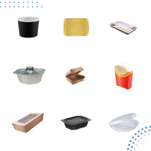 الصحون والعلب